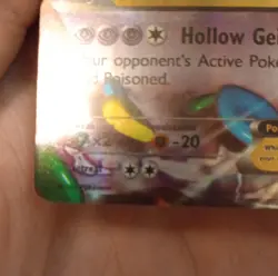 Pokemon TCG M Gengar EX Mega Full Art Promo Holo XY166 Psychic Type Card - Image 2