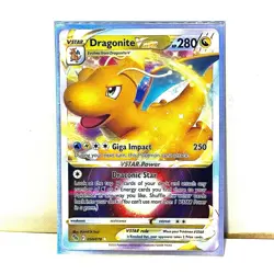 Dragonite VSTAR 050/078 Ultra Rare Pokemon GO Set Pokemon TCG Near Mint - Image 1
