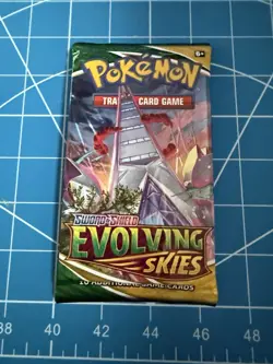 2021 Pokemon Evolving Skies Booster Pack Factory Sealed NEW SEALED - Image 1
