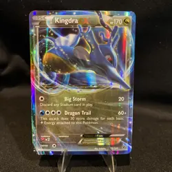 Pokemon TCG Kingdra-EX Fates Collide 73/124 Holo Holo Rare EX NM - Image 1