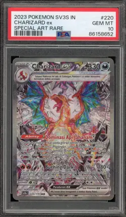 Pokemon Charizard ex Obsidian Flames Special Illustration Rare #223 PSA 10 - Image 1
