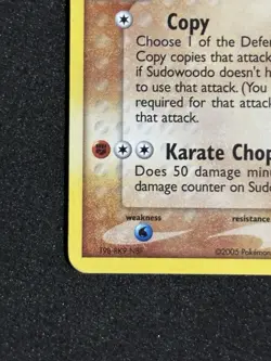 Pokemon TCG Sudowoodo 15/115 Unseen Forces Reverse Holo Stamp - Image 5