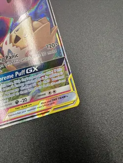 2019 Pokemon SM Cosmic Eclipse Togepi Cleffa Igglybuff Tag Team GX Holo #143/236 - Image 4