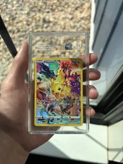 Pokemon Pikachu 160/159 Crown Zenith Secret Rare Full Art TAG 10 Holo - Image 1