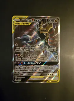 Garchomp & Giratina GX SM193 Tag Team Alt Art SM Promos Team Up NM Pokemon - Image 1
