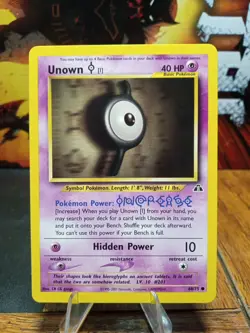 2000 Pokemon Neo Discovery Unown #68 - Image 1