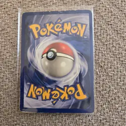 Pokemon BASE Set Unlimited HOLO Charizard 4/102 Crease Damaged - Image 2