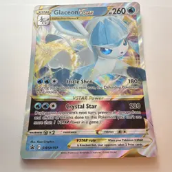 Pokemon Glaceon VSTAR SWSH197 Jumbo Promo Holo Oversized 260HP 180/220ATK - Image 1