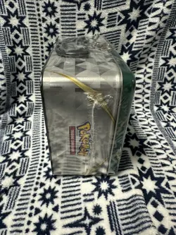 Arceus Collectors Chest Pokemon Lunchbox Tin Spring 2022 New Sealed Torn Corner 820650850202 - Image 2