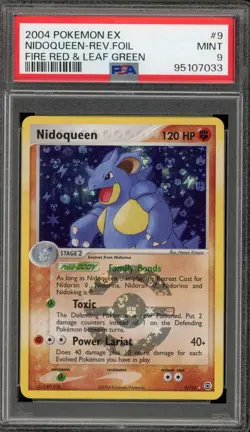 Pokemon Nidoqueen EX Fire Red & Leaf Green Reverse Holo Rare #9 PSA 9 Mint - Image 1