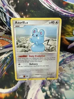 Azurill 69/130 Diamond & Pearl Basic 40 HP 2007 Common Pokemon TCG - Image 1