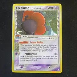 Pokemon Vileplume(Delta Species) 17/110 EX Holon Phantoms Holo Rare LP - Image 1