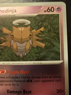Shedinja 061/132 Reverse Holo Uncommon Mega Evolution Pokemon TCG - Image 3