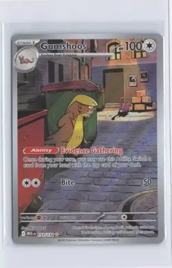 Gumshoos 153/132 Illustration Rare Mega Evolution Pokemon NM - Image 1