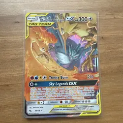 Pokemon TCG Moltres Zapdos Articuno GX 44/68 Hidden Fates NM/Mint Condition - Image 1