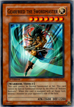 Gearfried the Swordmaster - SD5-EN016 - Common - 1st Edition - Image 1