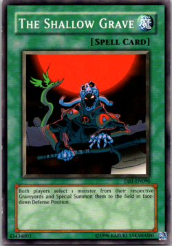 The Shallow Grave - DB1-EN090 - LP - Common - Unlimited - Yugioh - Image 1