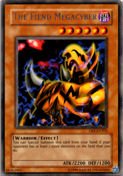 The Fiend Megacyber - DB1-EN203 - Rare - Unlimited Edition - Image 1