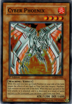 Yugioh Cyber Phoenix EOJ-EN009 1st Edition - Image 1
