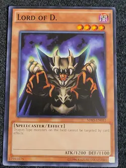 YUGIOH! 1-LORD OF D.-COMMON-Unl EDITION SDKS-EN011 NM - Image 1