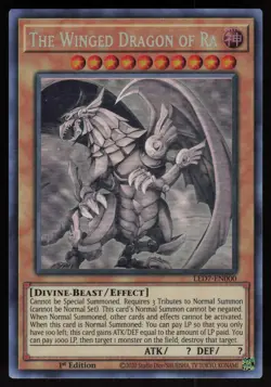 The Winged Dragon of Ra (Ghost Rare) LED7-EN000 1st Edition Yu-Gi-Oh - Image 1