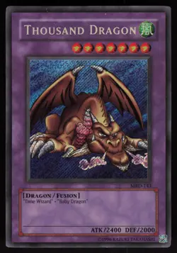 Thousand Dragon MRD-143 Secret Rare Metal Raiders Yu-Gi-Oh - Image 1