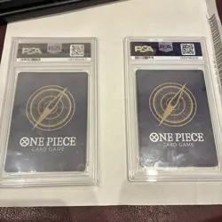 One Piece Monkey D Luffy Roronoa Zoro Illustration Box 3 Promos Set PSA 10 - Image 2