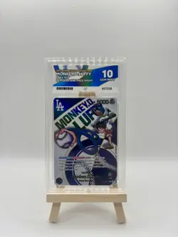 2025 One Piece En Monkey D. Luffy Dodgers X One Piece Night EB02-010 ACE 10 *UK* - Image 1