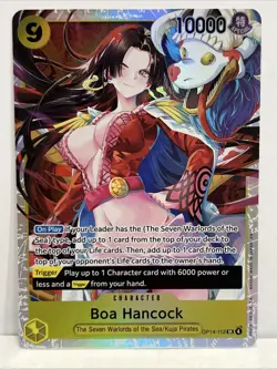 One Piece TCG Boa Hancock OP14-112 Super Rare Foil The Azure Sea’s Seven SR - Image 1