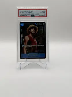 Bandai One Piece Monkey Luffy P-055 Live action Foil PSA 10 💥read description💥 - Image 1