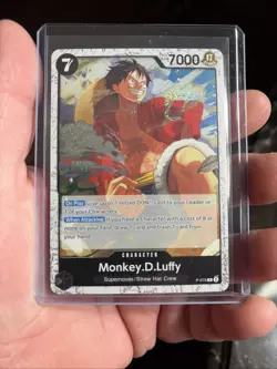 One Piece Monkey D.Luffy P-075 Foil Promo - Image 3