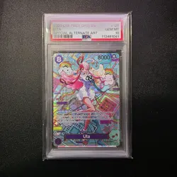 2023 One Piece OP05 EN Special Alternate Art #120 Uta PSA 10 GEM MINT - Image 1