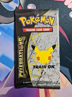 Pokemon Celebrations Booster Pack English Sealed 25th Anniversary 42 - Image 1