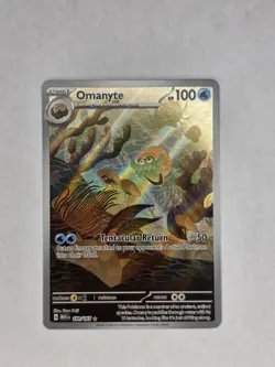 Pokemon TCG Holo Omanyte NM IR 180/165 Sv: Scarlet & Violet 151 - Image 1
