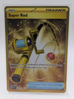 Super Rod 276/193 Hyper Rare Paldea Evolved Pokemon NM - Image 1