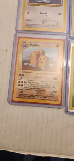 Pokemon Vintage WOTC Lot 1st Edition Team Rocket + Shadowless Dugtrio NM/LP - Image 2