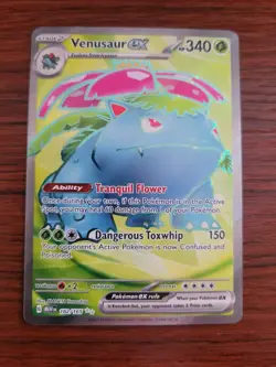 Venusaur ex 182/165 Ultra Rare Holo SV: Scarlet & Violet 151 NM Pokemon - Image 1