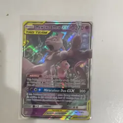 Mewtwo & Mew GX SM-Unified Minds 71/236 Ultra Rare Holo English Pokemon Card - Image 1