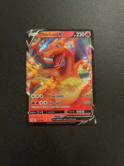 Charizard V 019/189 Holo Rare V Darkness Ablaze Pokemon Near Mint - Image 1