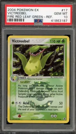 Pokemon Victreebel EX Fire Red & Leaf Green Reverse Holo Rare #17 PSA 10 - Image 1