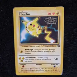 Pikachu WOTC Black Star Promo 4 WB Pokemon The First Movie HP - Image 1