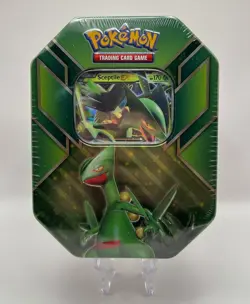 (402948) Pokemon 2015 Sceptile EX Hoenn Power Collectors Tin - Factory Sealed - Image 1