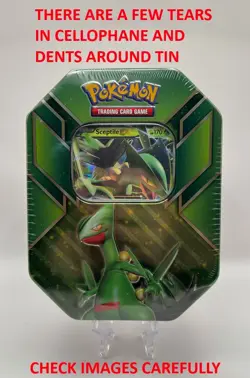 (402948) Pokemon 2015 Sceptile EX Hoenn Power Collectors Tin - Factory Sealed - Image 2