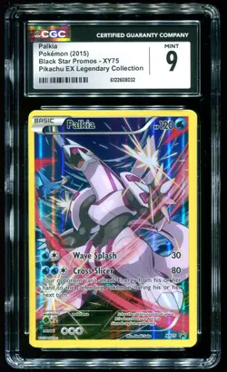 CGC 9 Palkia Full Art Black Star Promo XY 2015 Pokemon Card #XY75 - Image 1