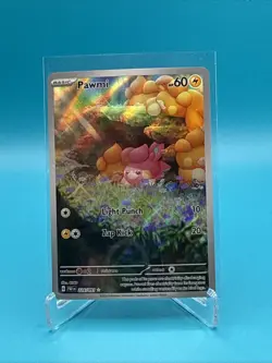 Pokemon Pawmi Sir TCG Illustration Rare Card 226/091 Paldean Fates - Image 1