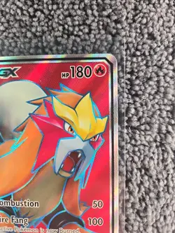 Pokemon Entei GX Full Art Holo TCG Card Shining Legends 71/73 - Image 3