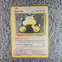 Pokemon TCG Snorlax XY179 Holo Promo Card Black Star Promos - Image 1