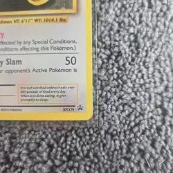 Pokemon TCG Snorlax XY179 Holo Promo Card Black Star Promos - Image 4