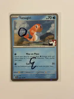 SWIRL Tatsugiri 062/198 Holo Pokemon Prize Pack Scarlet & Violet variant E - Image 1