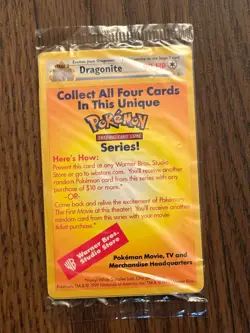 1999 POKEMON DRAGONITE #5 MOVIE PROMO PACKAGE #4 - Image 1